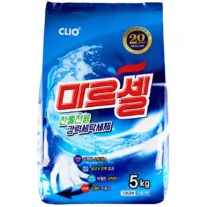 크리오 마르셀 강력 세탁 세제 5kg 가루 찬물전용