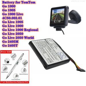 TomTom Go 3.7 Live 1000M 10001000 TGo 10052405 World 용 GPS 네비게이터 배터리 2405 V/20502050 mAh AH