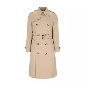 버버리 롱 켄싱턴 헤리티지 허니 남성 트렌치코트 8079385