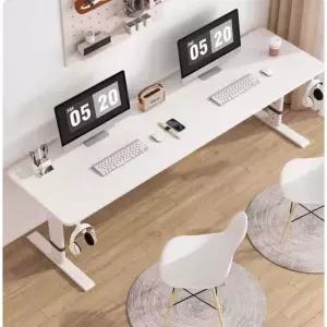 2인용 모션데스크 수동 책상 높낮이 조절 테이블 2인용 스탠딩 서서쓰는 컴퓨터