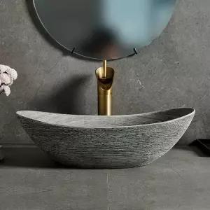 도기 세면대 공원 탑볼 인테리어 복고풍 세면기 돌