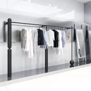 고급 매장 벽걸이 의류 스탠딩 철제 디스플레이 행거