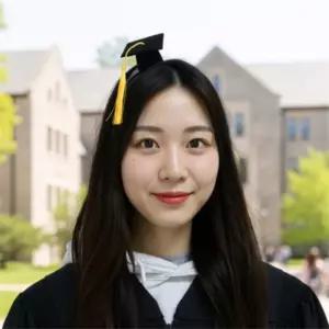 데일리셀렉션 학사모 머리띠 졸업사진컨셉