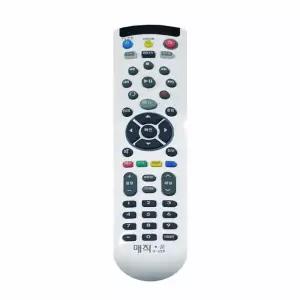 백색 LG 호환 유플러스 리모컨 티브이 콘교체텔레비젼리모 리모 만능 TV 티비