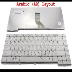 새로운 아랍어 AR AB 노트북 키보드 Acer Aspire 4710 4220 5300 그레이 화이트 MP-07A23A0-442 NSK-H3V0A