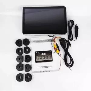 자동차 후석 모니터 디지털 차량리어모니터 히터 공기