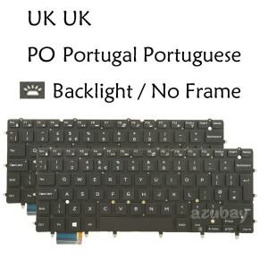 DELL Inspiron 7547 7352 7359 13 7000 2-in-1 백라이트용 영국 포르투갈어 키보드