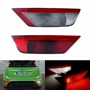 할로겐 전구가 있는 리어 범퍼 리플렉터 포드 포커스 2008 좌우 8V4115K273AB 8M5115500AB