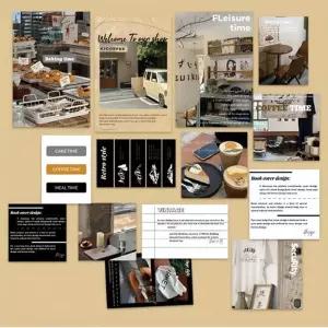 빈티지 인테리어 엽서 소품 사진 감성엽서 카페 15매/감성/배경/꾸미기/감각적/로맨틱/촬영용/포스터/포토