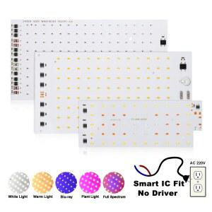 LED COB 램프 50W 220V 2835 240V 150W 가로등 SMD 스포트라이트 야외 전구 조명 투광 100W