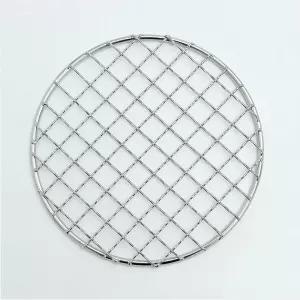 헬로그릴 304스텐 원형 미니 석쇠 15CM 캠핑용 미니 숯불 고기불판