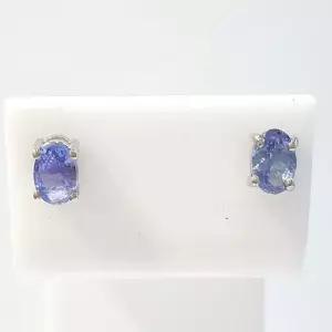 [블루케이] A급엔틱 탄자나이트 원석귀걸이211137-10n