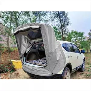 감성 카크닉 차박 트렁크텐트 125X95X150CM 폴대형 그레이 차량텐트 차박텐트