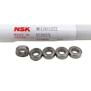 모터 L-1260ZZ 미니어처 볼 베어링 오리지널 NSK MR126ZZ 6x12x4mm