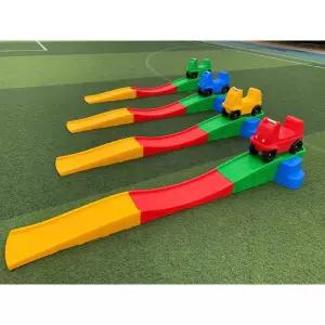 어린이 미끄럼틀 롤러코스터 키즈 놀이터 실내 경사