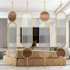 라이트 파티션 회전 유리 거실 럭셔리 보드 스크린