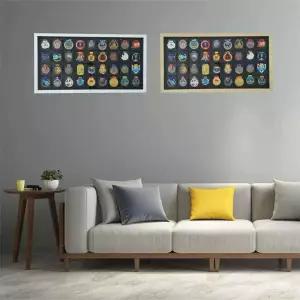 메달보관함 벽걸이 전시 금메달 액자 거치대 케이스