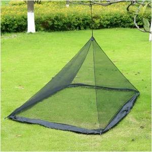 리빙피스 모기탈출 야외 모기장 블랙 캠핑 낚시 피크닉 휴대용 1인용 정원 텐트형