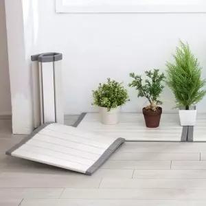 플라팜 세탁실 베란다 욕실 변기 발판 DIY 원목 매트 미끄럼방지 오크