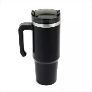 써머원 보온보냉 빨대 텀블러 900ML 블랙 휴대용 보냉컵 차량용 스텐텀블러