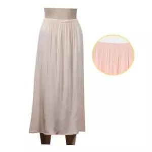 인견 흡습속건 여성 8부 롱 속치마 - FREE 비침방지