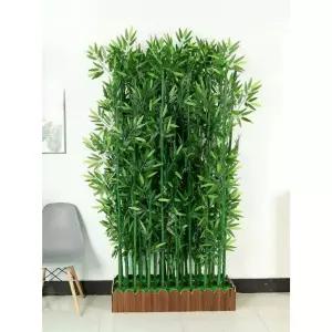 인조 대나무 식물 실내 조경 장식용 인테리어 고밀도 사계절 장식 테라스