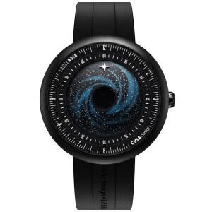 CIGA DESIGN 기계식 오토매틱 시계 블루 플래닛 스트랩 케이스 크리스탈 스테인리스 시리즈 플루오루루버 여성용 스틸 및 /세라믹 남성 선물 사파이어 U /티타늄