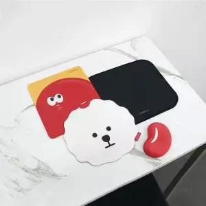 레드빈 마우스 패드 손목 받침대 보호 쿠션 캐릭터 사무용 1P
