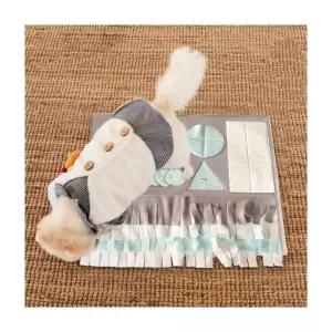 벨버드 강아지 장난감 노즈워크 시간순삭 매트 S 그레이 1개 시간순삭매트 S 그레이