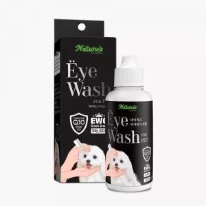 네이쳐스 강아지 눈세정제 아이워시 눈물 저자극 편백수 EWG 120ml 1개