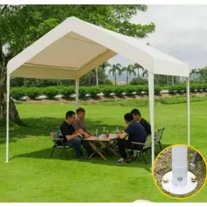 야외 주차장 간이 비가림막 차고 캐노피 썬룸 지붕 조립식 텐트 차고지