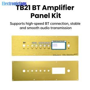 볼륨 조절 디지털 디스플레이 알루미늄 합금 전면 플레이트 DIY 오디오 부품이 포함된 ZK-TB21 블루투스 앰