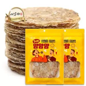 [가온애] 정품 참쥐포 30마리 x2봉 / 프리미엄 쥐포 3S 싸이즈 상급 쥐치포