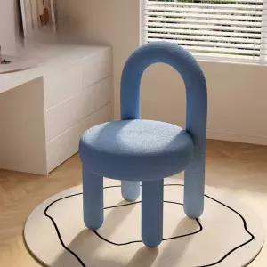 등받이 화장대 체어 카페 메이크업 원룸 화이트 의자