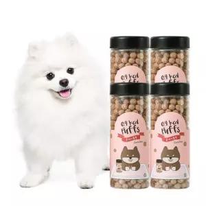 디어랩스 강아지 노령견 저칼로리 간식 노즈워크 훈련 울애기홀쭉 50g 4통