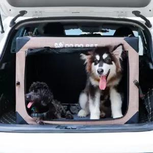 강아지 접이식 이동장 소프트 켄넬 차량용 케이지