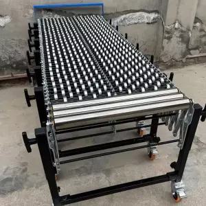 무동력 자바라콘베어 콘베어 롤러카페트 콘베이어