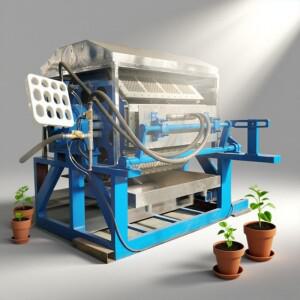 소규모 사업 아이디어를 위한 계란 트레이 제조 기계용 고출력 산업 공장 가격