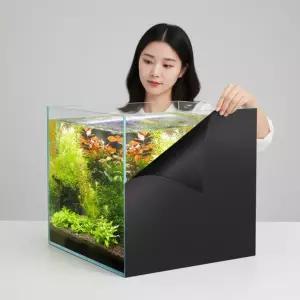 어항용 암막 시트 50x200cm 수족관 백그라운드 필름 열대어 배경지