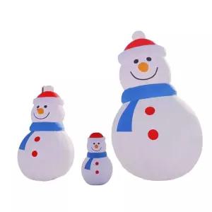 산타클로스 풍선 크리스마스 장식 입체 소품 m사탕(송풍기+조명)