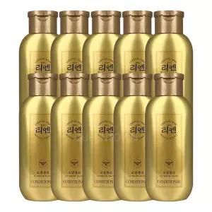 리엔 모발보호 린스 윤기영양강화 골드 헤어 로열젤리 휴대용 컨디셔너 200ml 10개