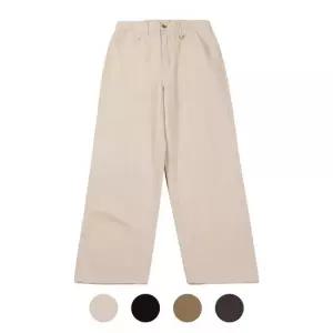 [모로엠] 와이드핏 남친룩 봄코디 절개 코튼 팬츠 SQ-PTA-5005M