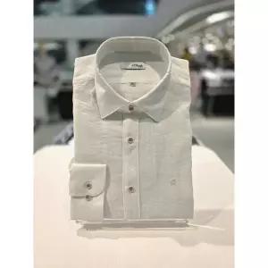 갤러리아 [듀퐁]26년S/S(슬림핏)린넨믹스 아이보리셔츠 ,SE6SM21LS313SIV A