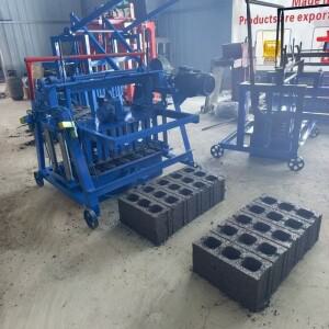 2-45 4-30 비 연소 가정용 다기능 발사 반자동 제작 기계 중공 벽돌 작은 블록 시멘트