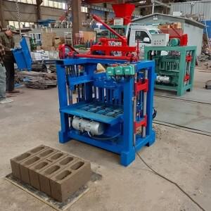 시멘트 중공 블록 반자동 벽돌 만들기 기계 성형 높은 수확량