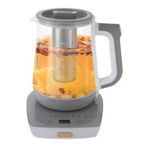 800W 1.8L 전기 주전자 유리 물 보일러 빠르게 끓이는 차 40-90