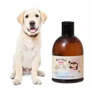 디어랩스 강아지 샴푸 피부각질 약용 울애기뽀송 베이비파우더향 300ml 1통