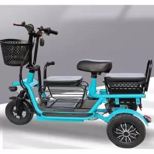 접이식 세발 어르신 인승 스쿠터 전기자전거 배달