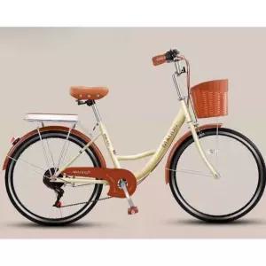 클래식자전거 출퇴근 여성 일본여성자전거 학생 생활