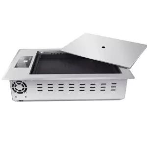 업소용 전기 로스타 낮은 사각 그릴 섬유 세라믹